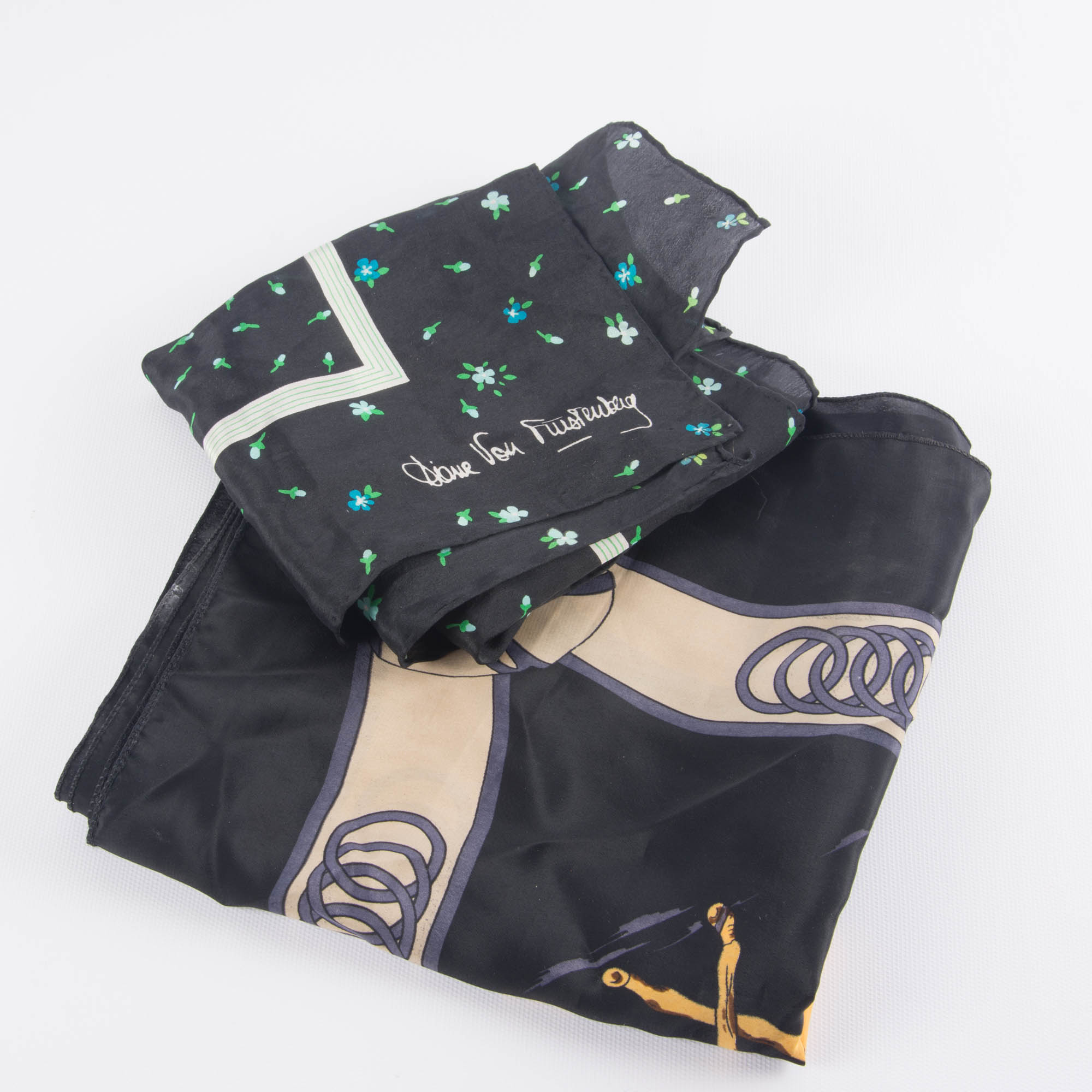 Pair of Women's Scarves Including Diane Von Furstenberg