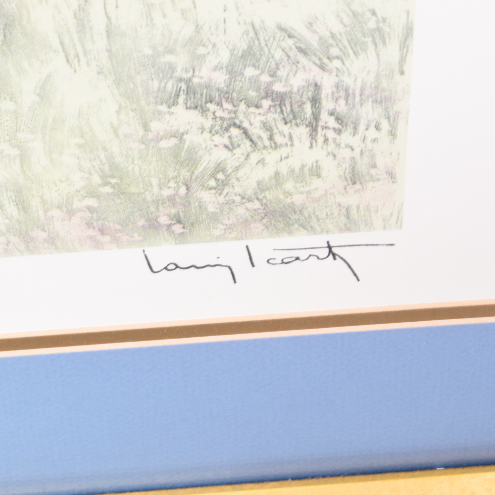 Framed Offset Lithograph by Larry L. Carty