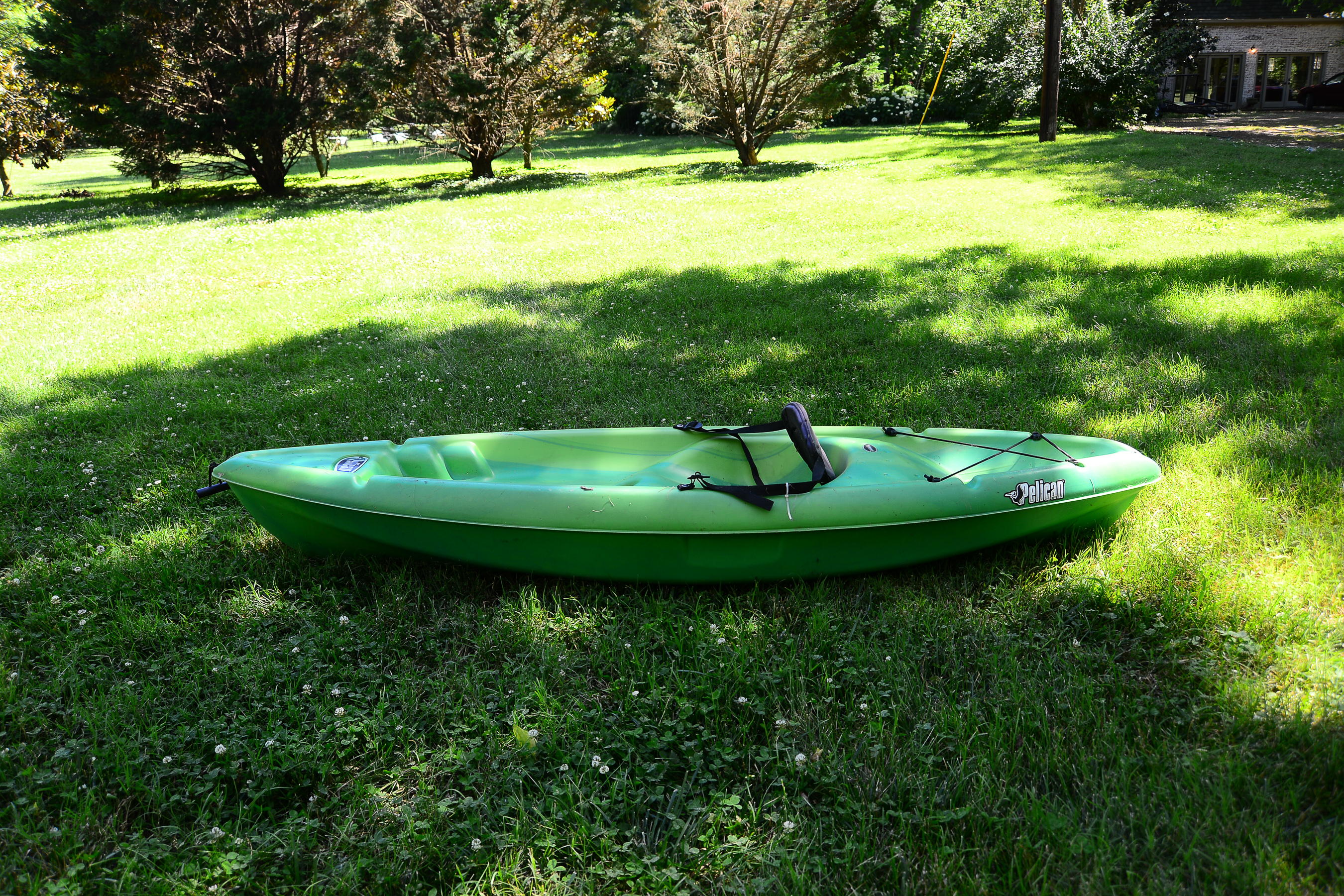 Lime Green Pelican Kayak