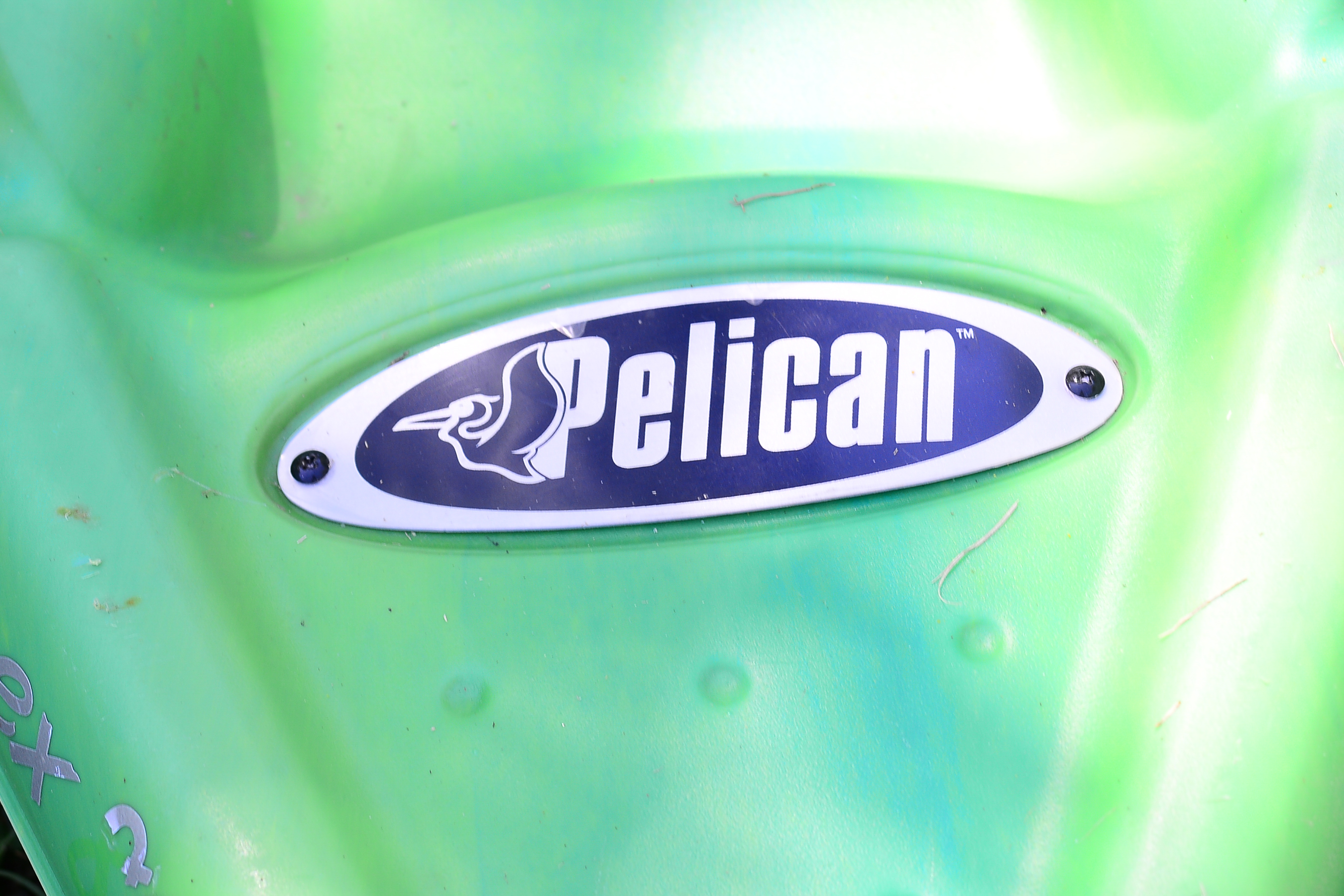 Lime Green Pelican Kayak