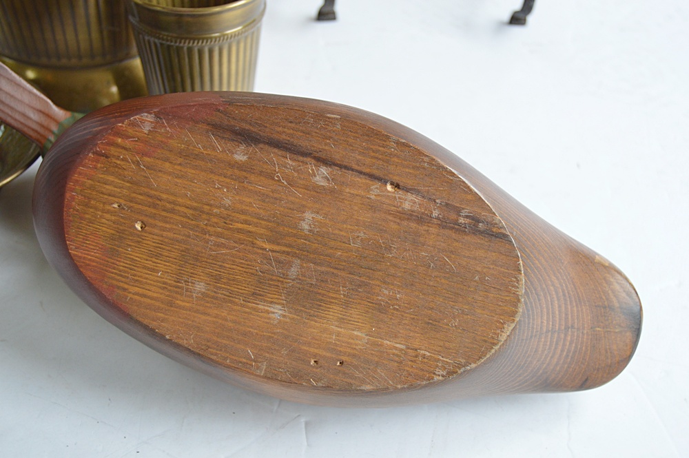 Brass Selection with Antique Warming Pan