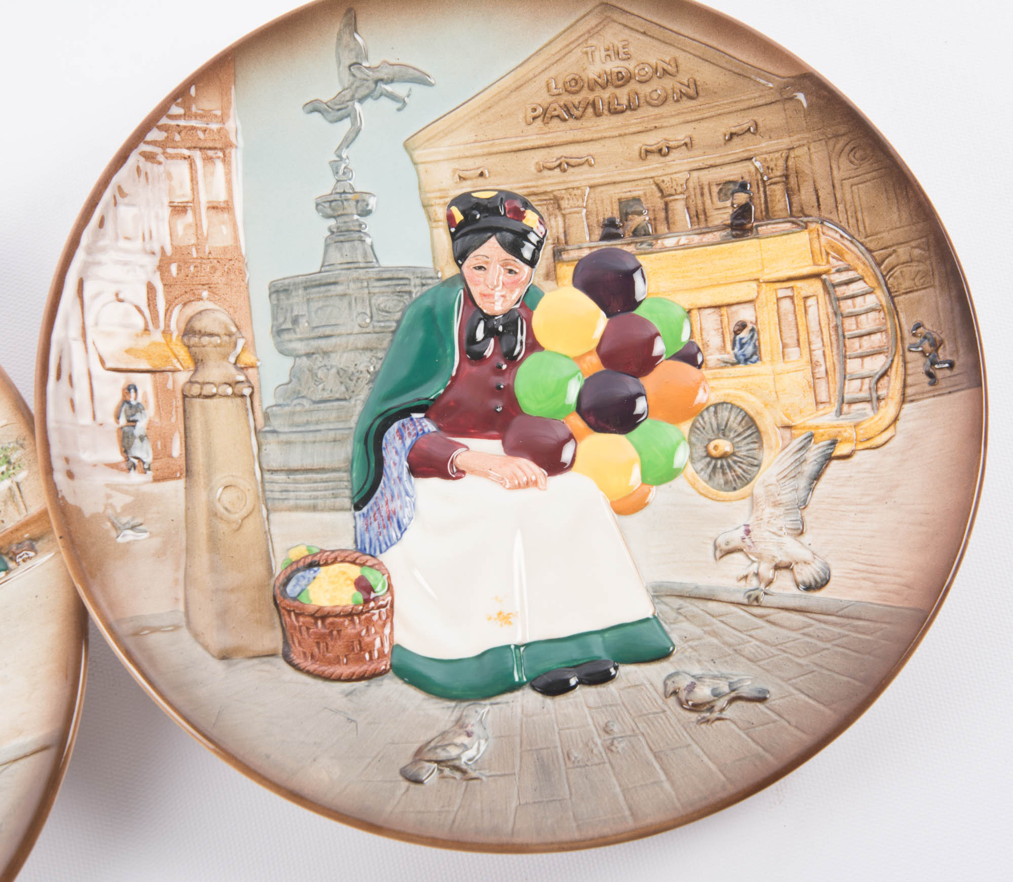 Royal Doulton "The Old Balloon Seller" and "The Balloon Man" Decorative Plates