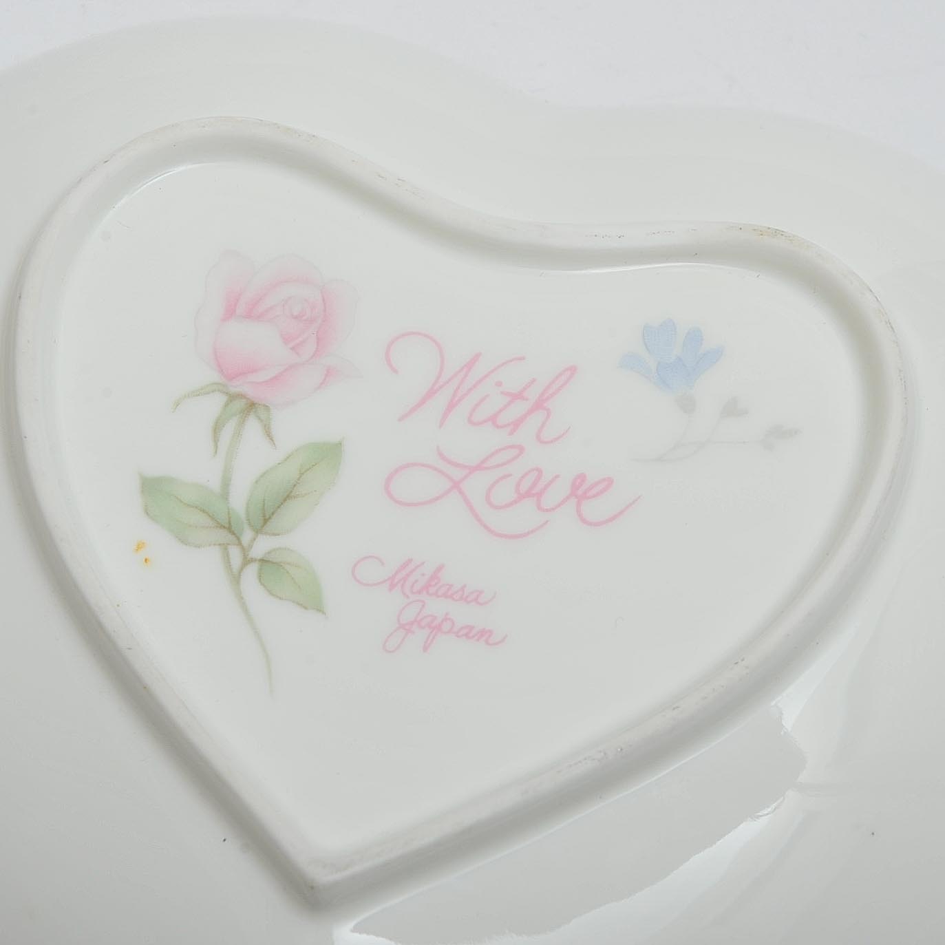 Collection of Heart-Themed Table Ceramics