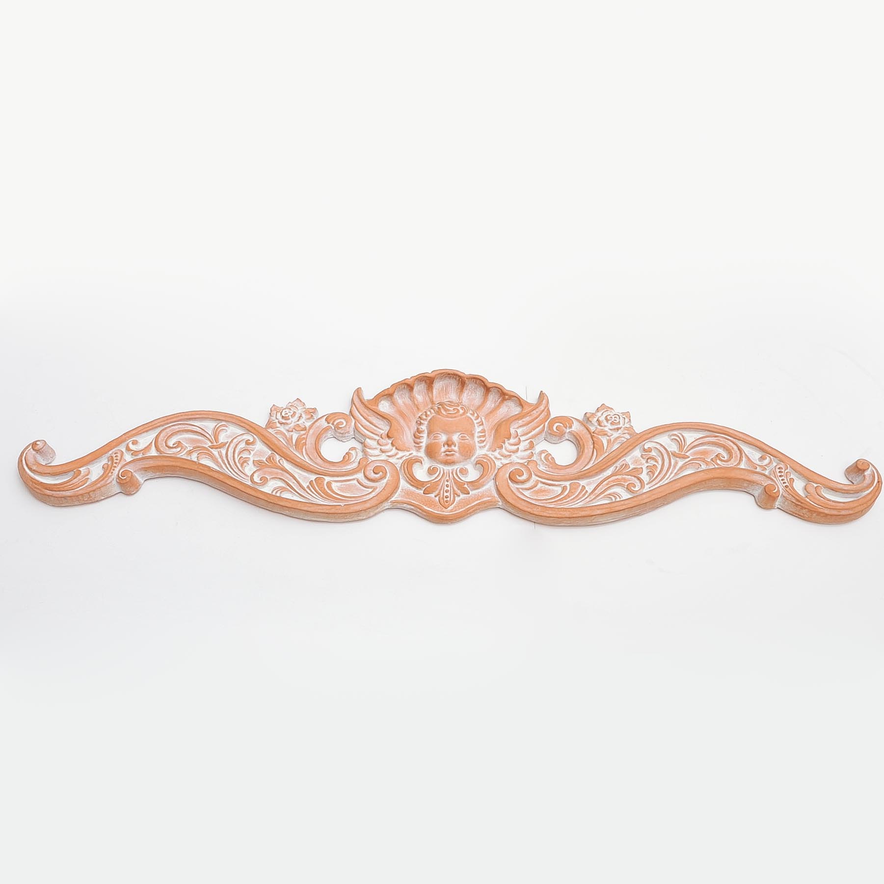 Ceramic Cherub Door Pediment