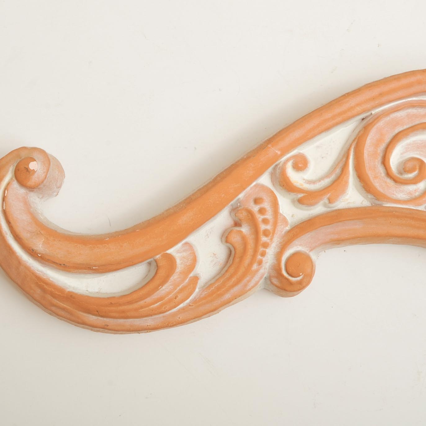 Ceramic Cherub Door Pediment