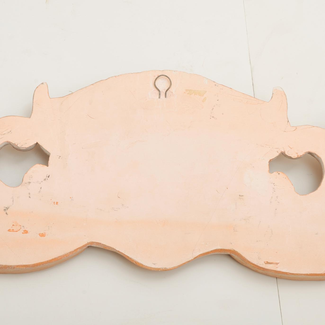 Ceramic Cherub Door Pediment