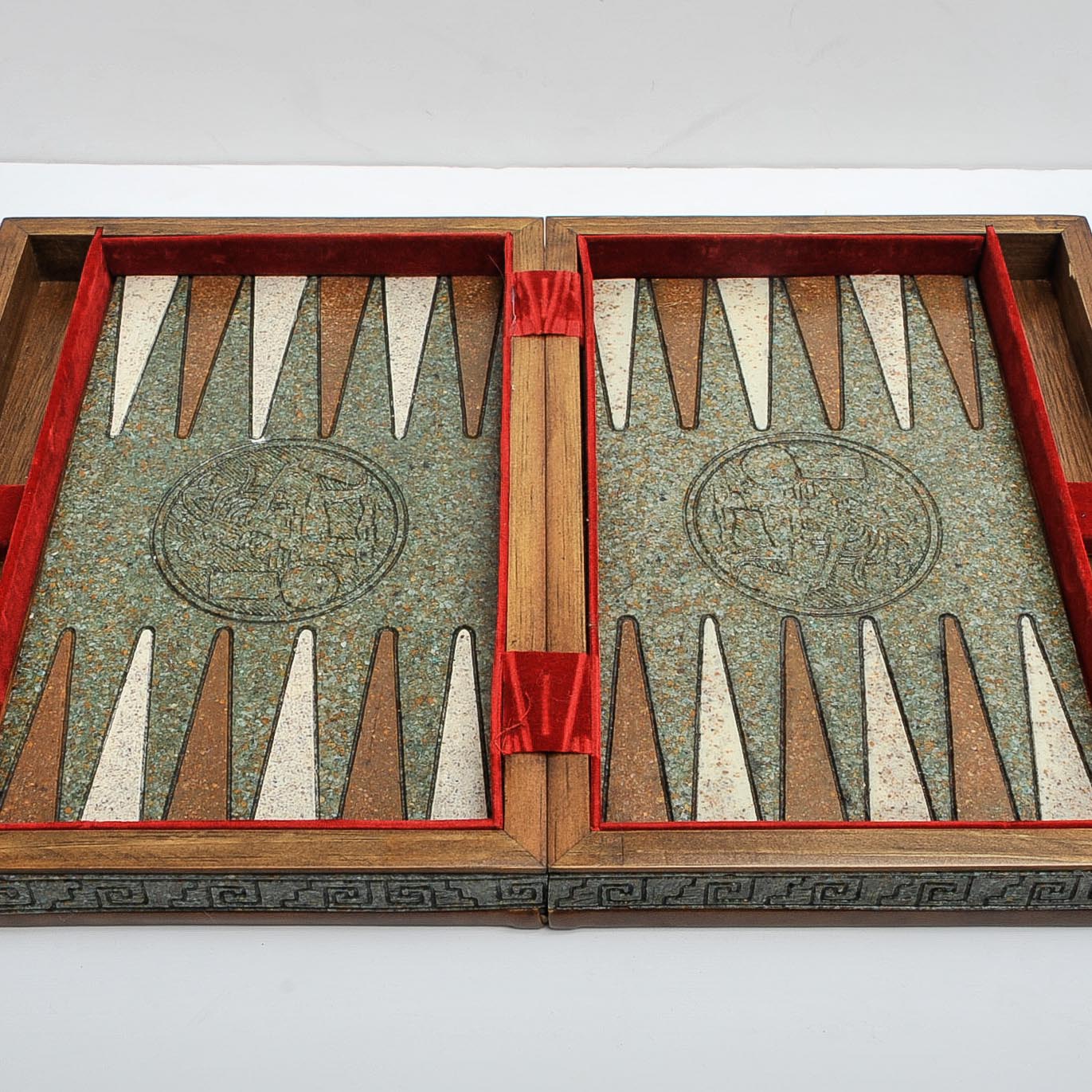 Vintage Aztec vs. Conquistador Chess Set