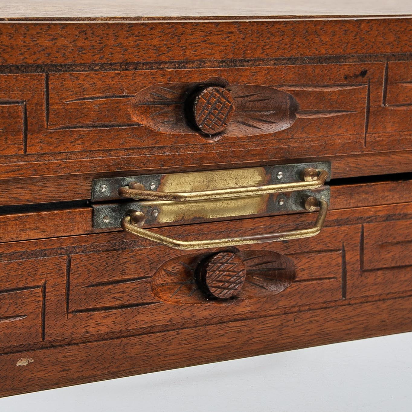 Carved Wood Chess Set