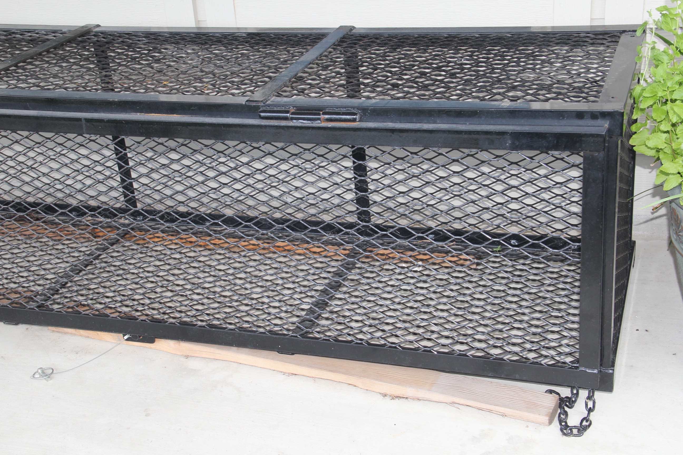 Metal Storage Cage for a Trailer