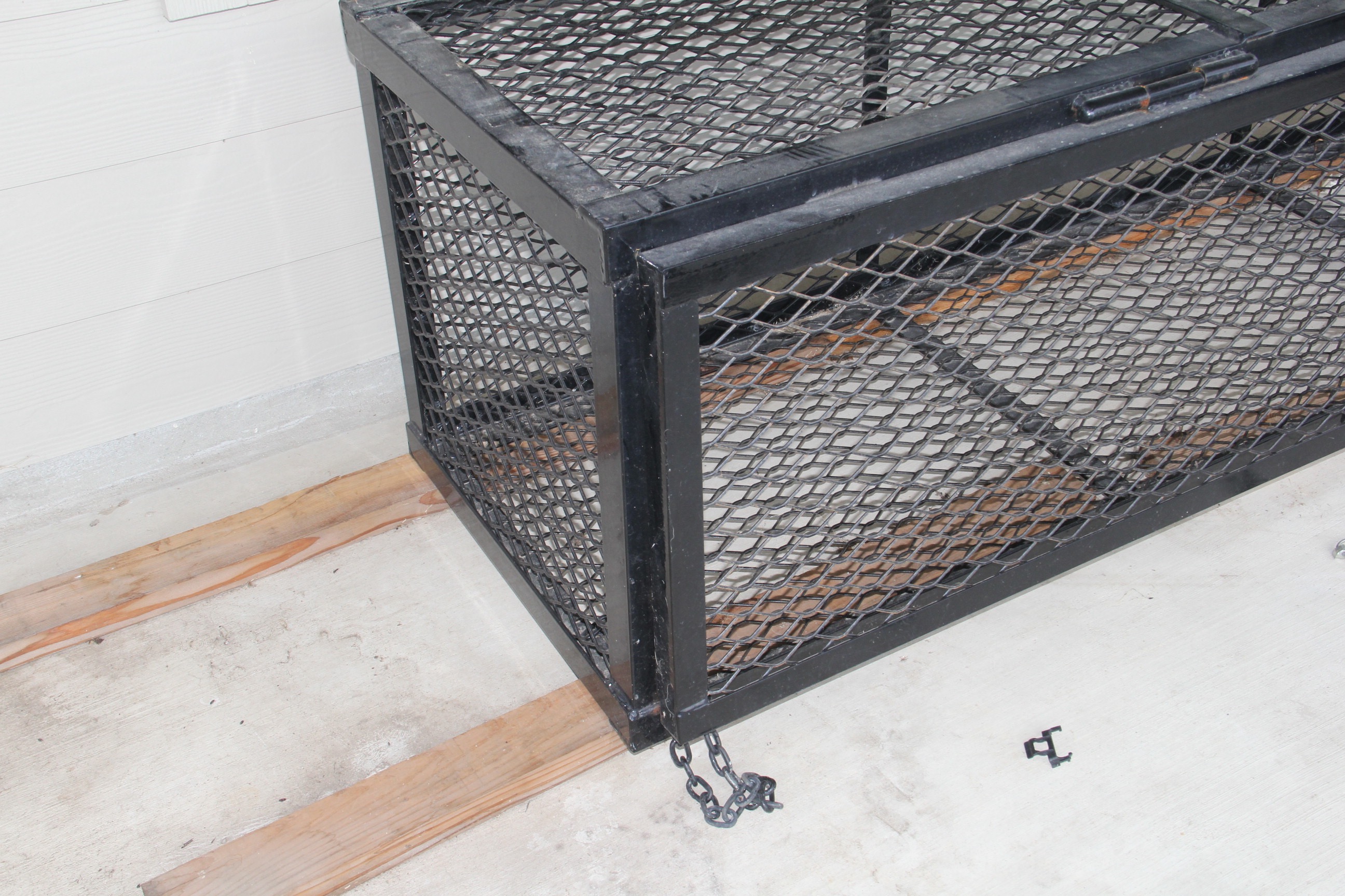 Metal Storage Cage for a Trailer