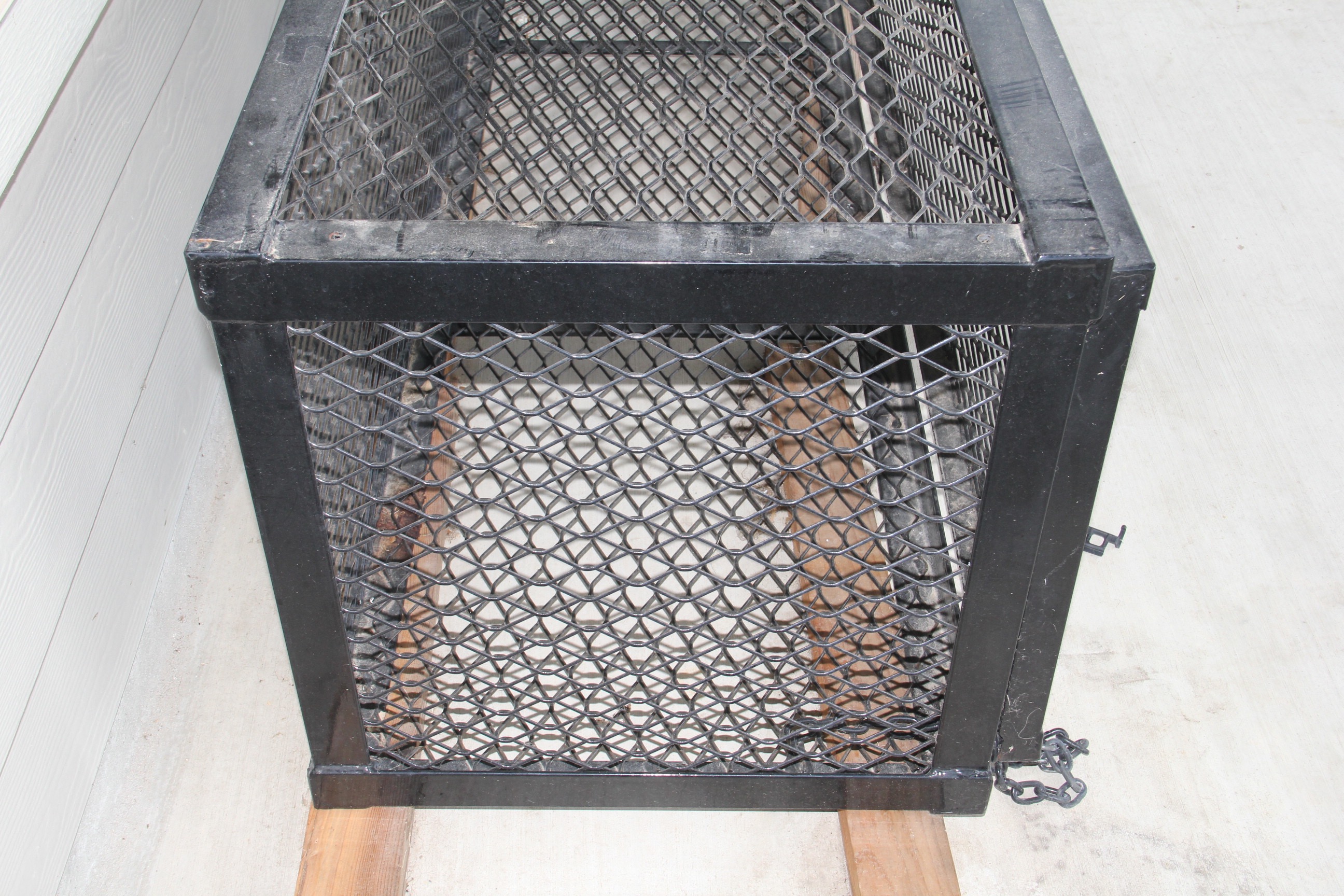 Metal Storage Cage for a Trailer