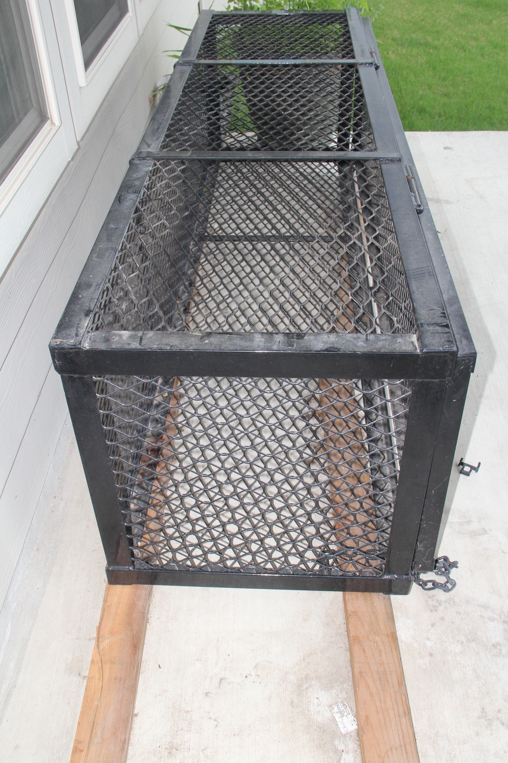 Metal Storage Cage for a Trailer