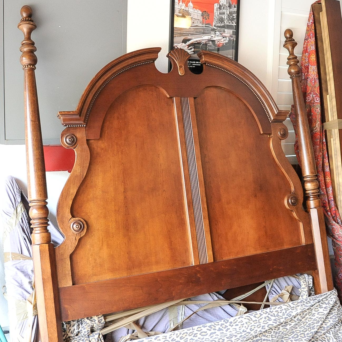 Solid Wood Queen Size Bed Frame