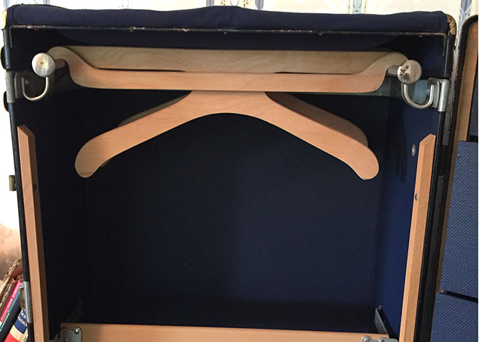 Two Antique Steamer Trunks