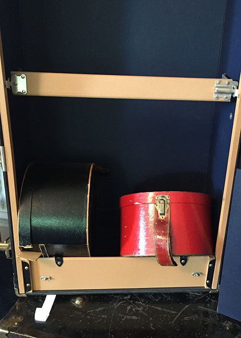 Two Antique Steamer Trunks