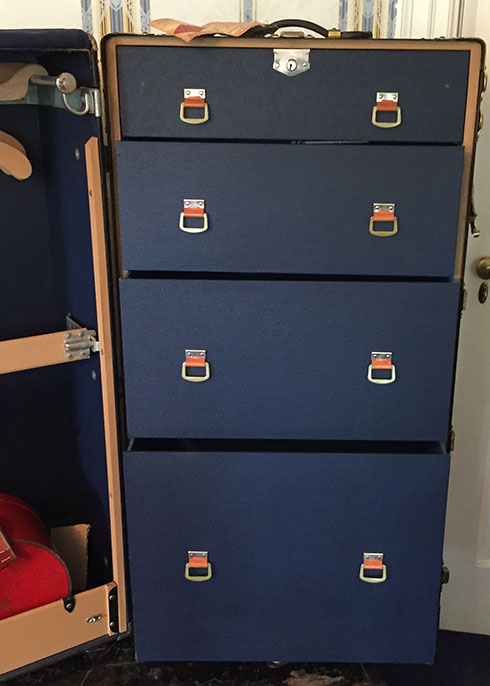 Two Antique Steamer Trunks