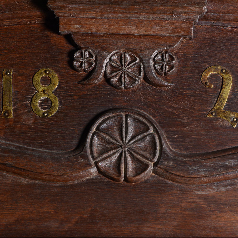 Early 19th Century Antique Oak Wardrobe