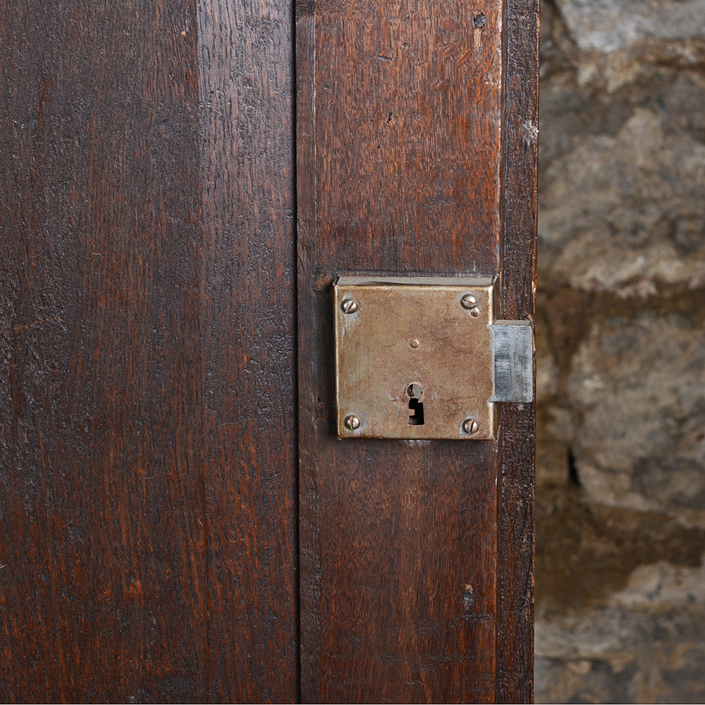 Early 19th Century Antique Oak Wardrobe