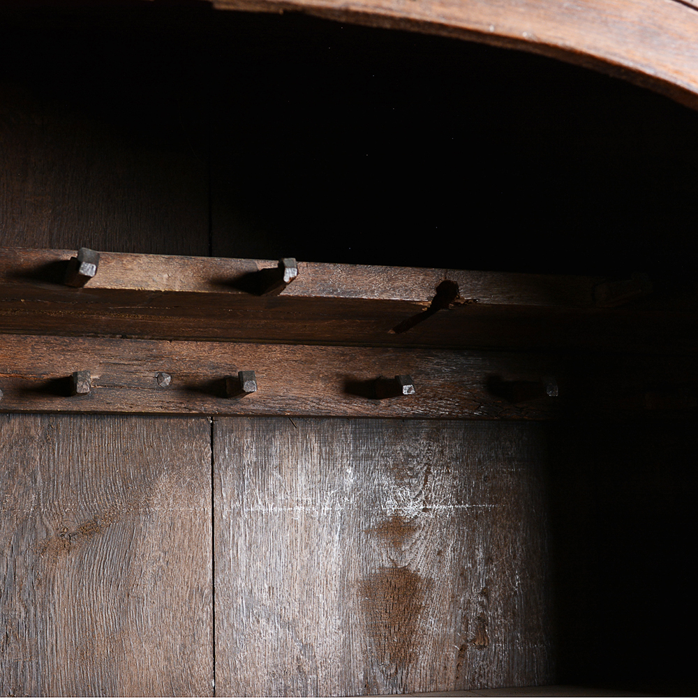 Early 19th Century Antique Oak Wardrobe
