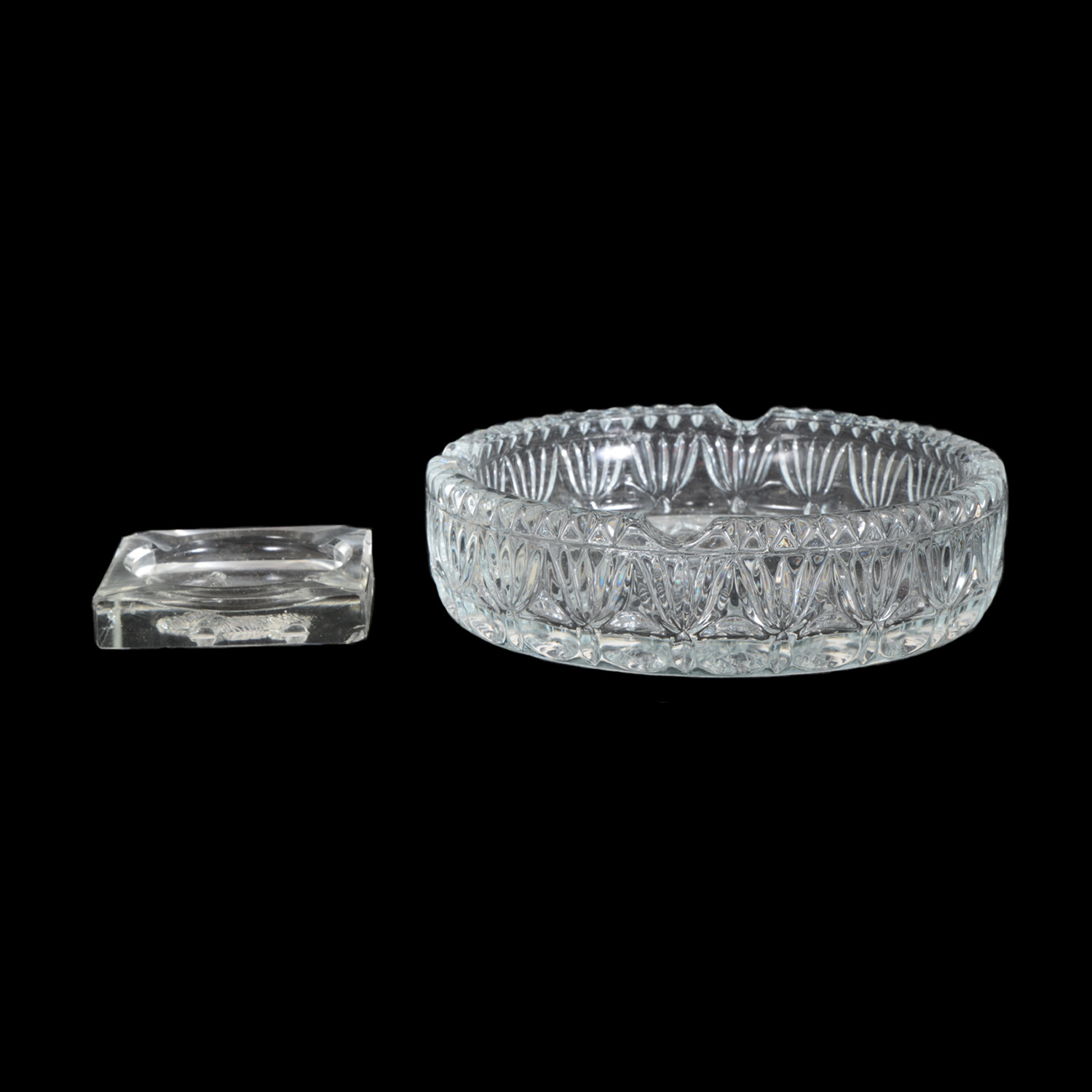 Vintage Glass Ash Receivers