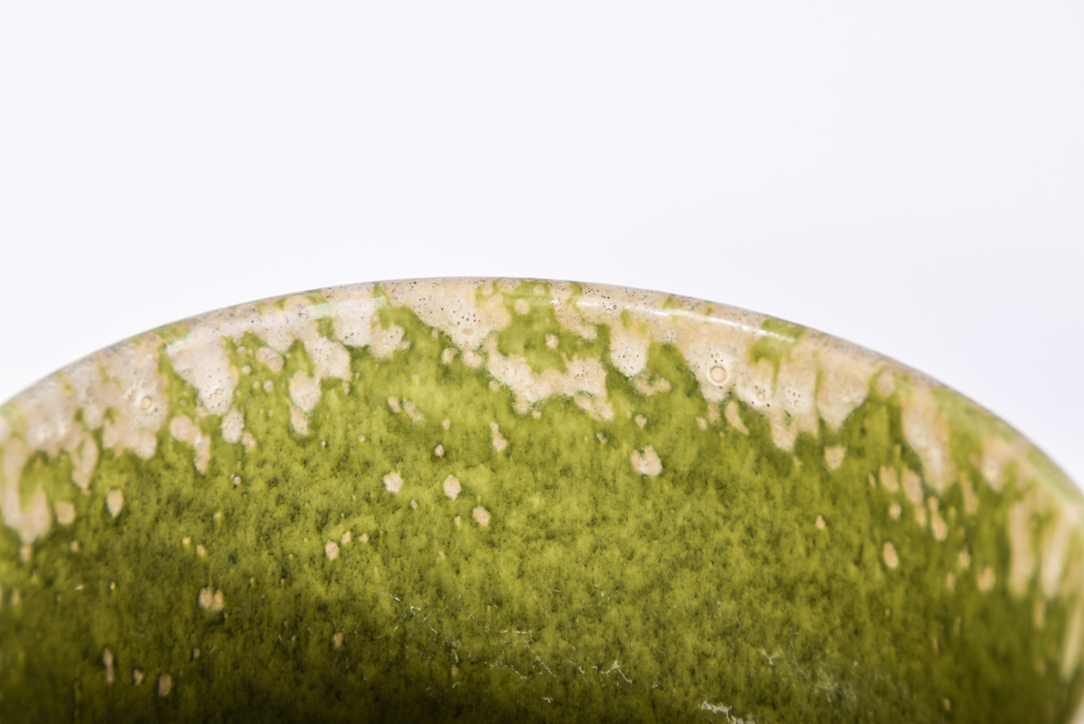 West Germany Green Lava Glaze Pot