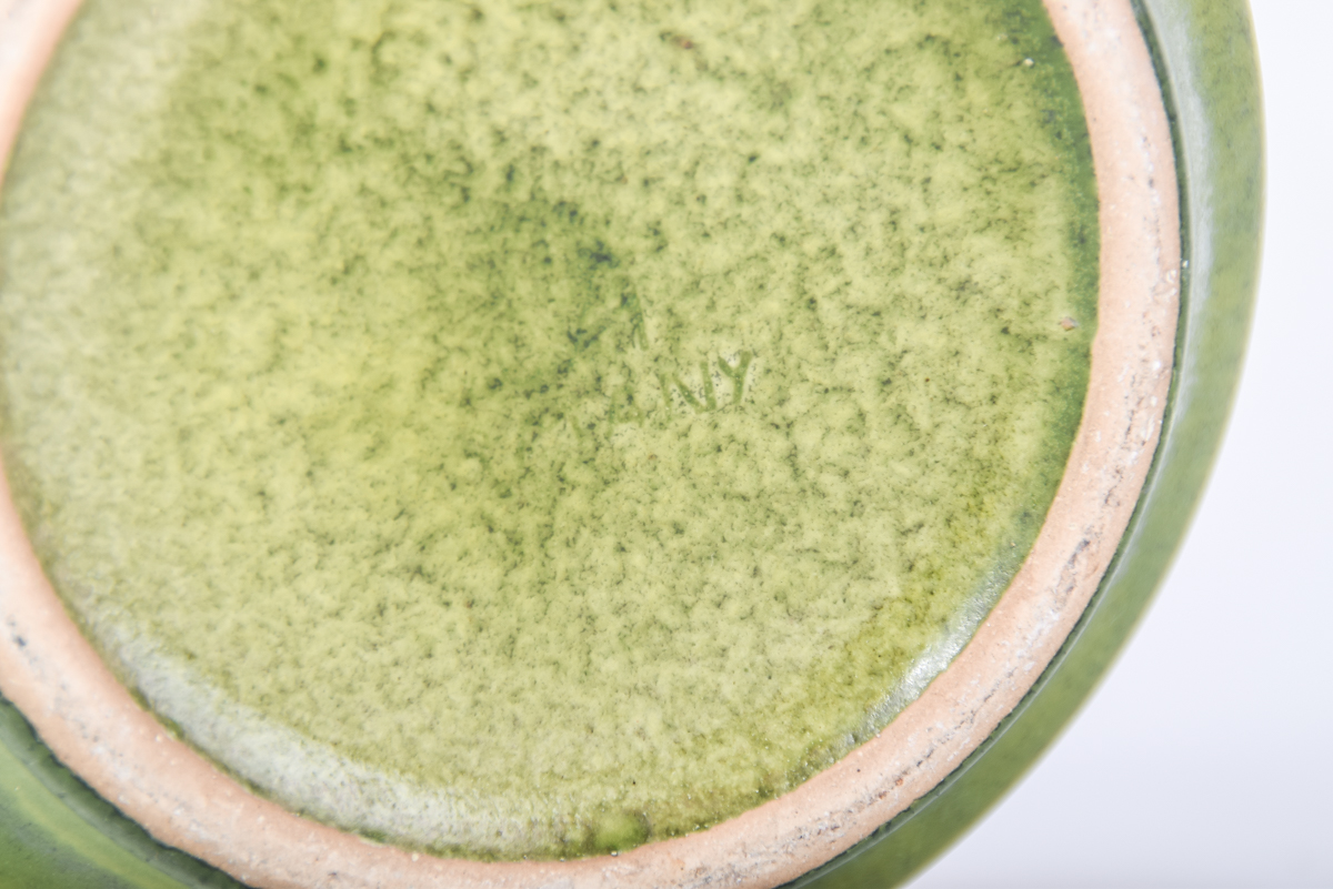 West Germany Green Lava Glaze Pot