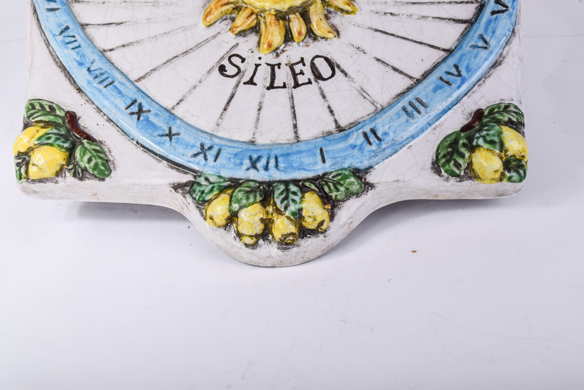 Ceramic Handpainted Sundial
