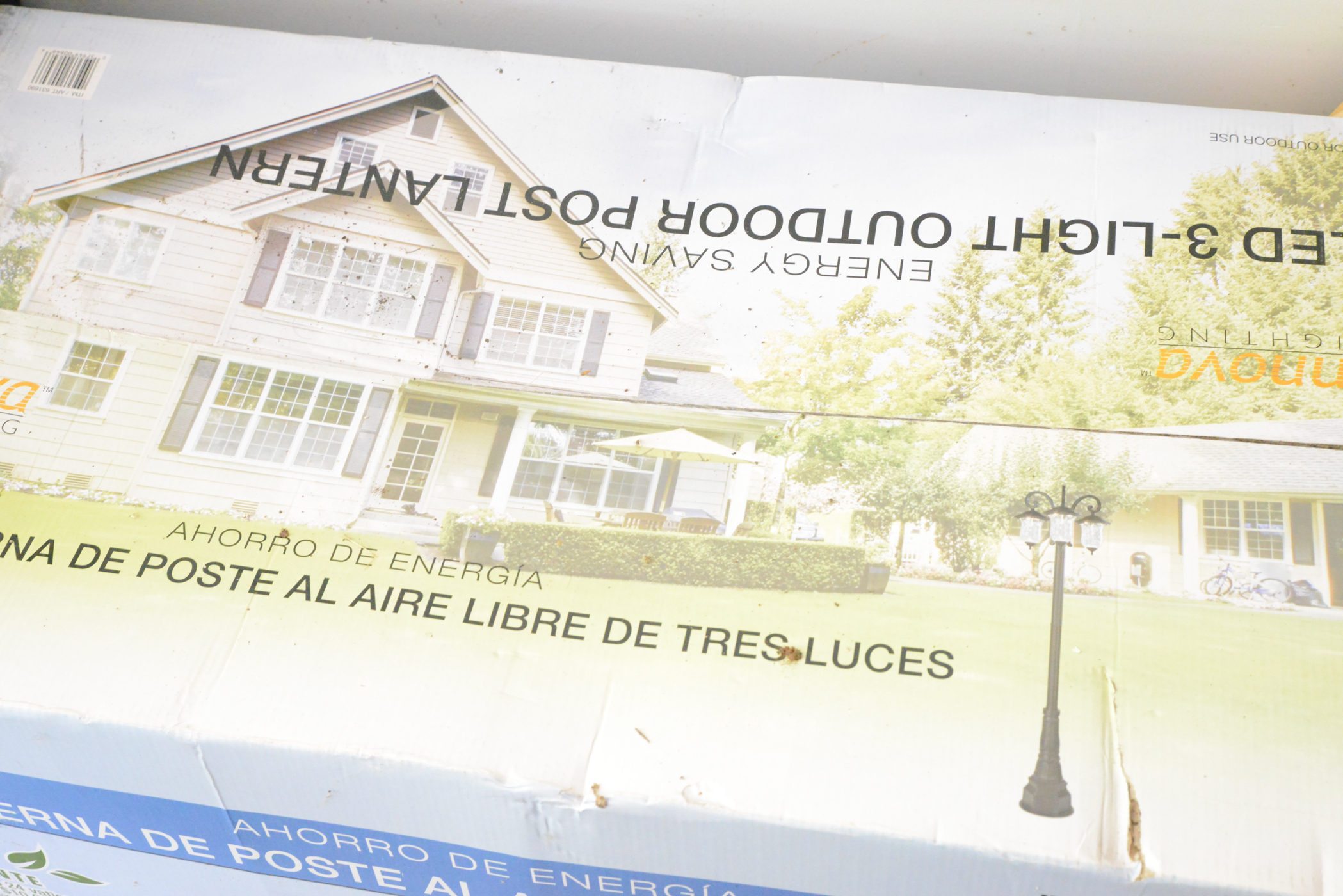 Innova Lighting Three Light LED Lamp Post Lantern