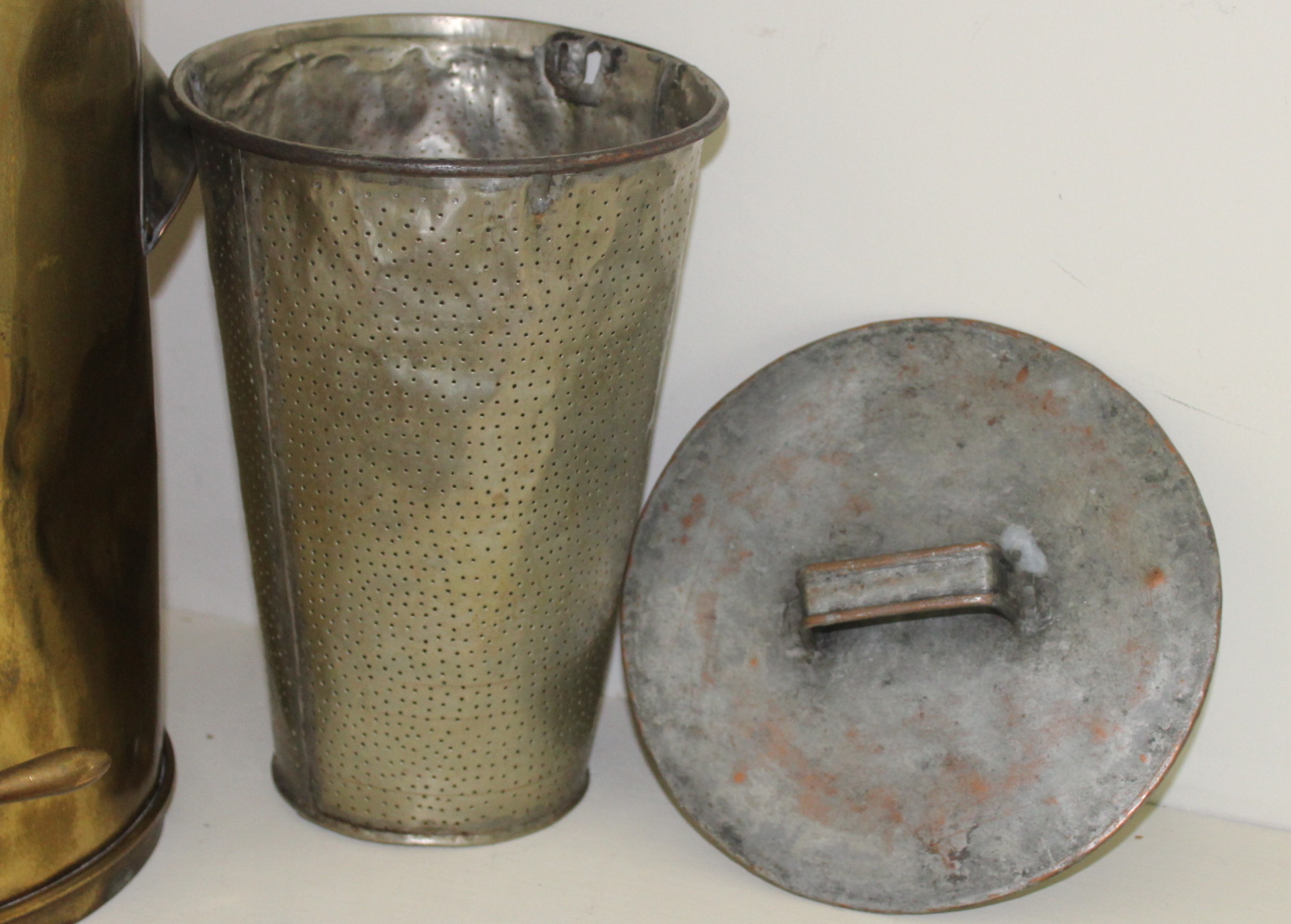 Vintage Copper and Brass Coffee Urn