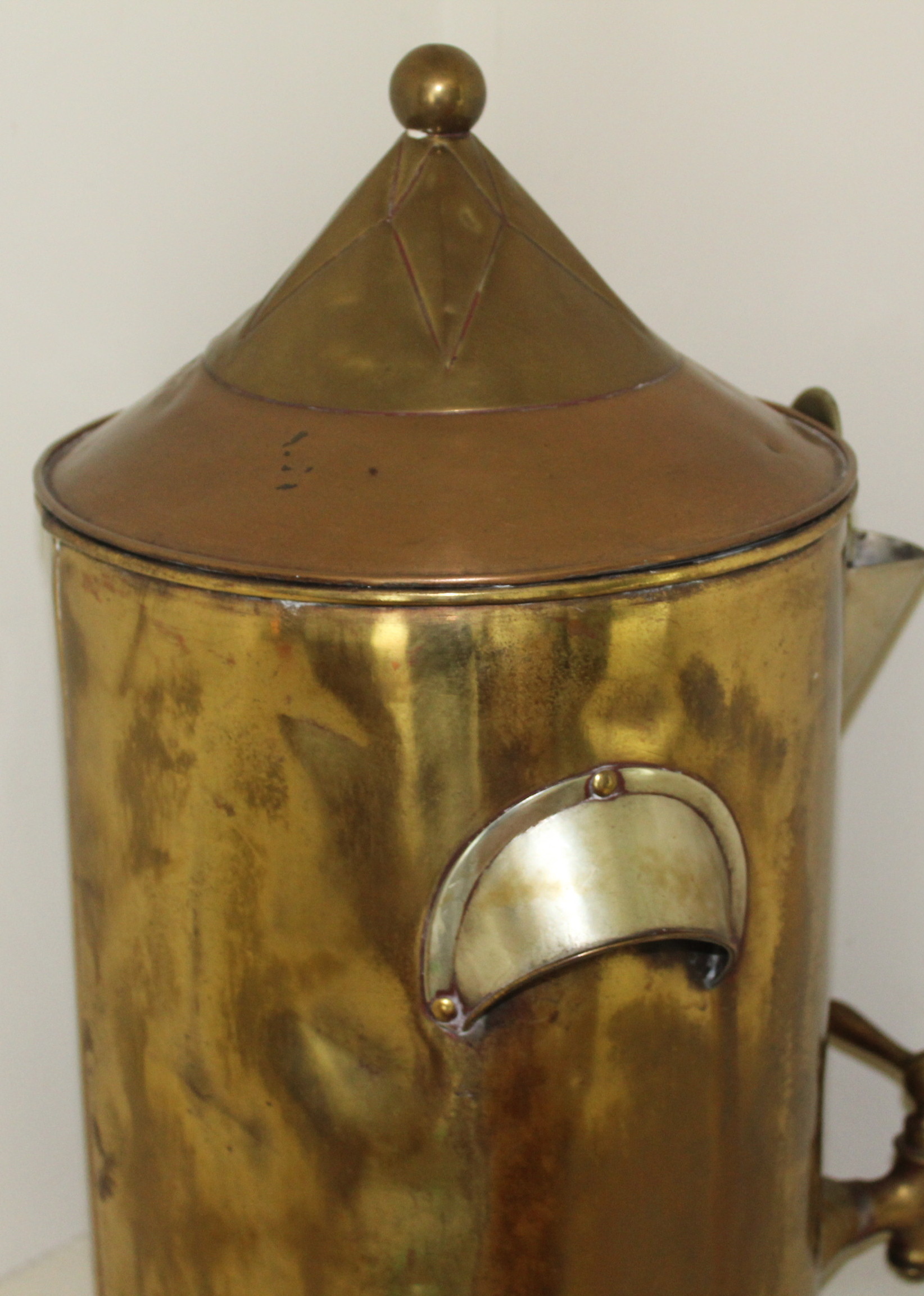 Vintage Copper and Brass Coffee Urn