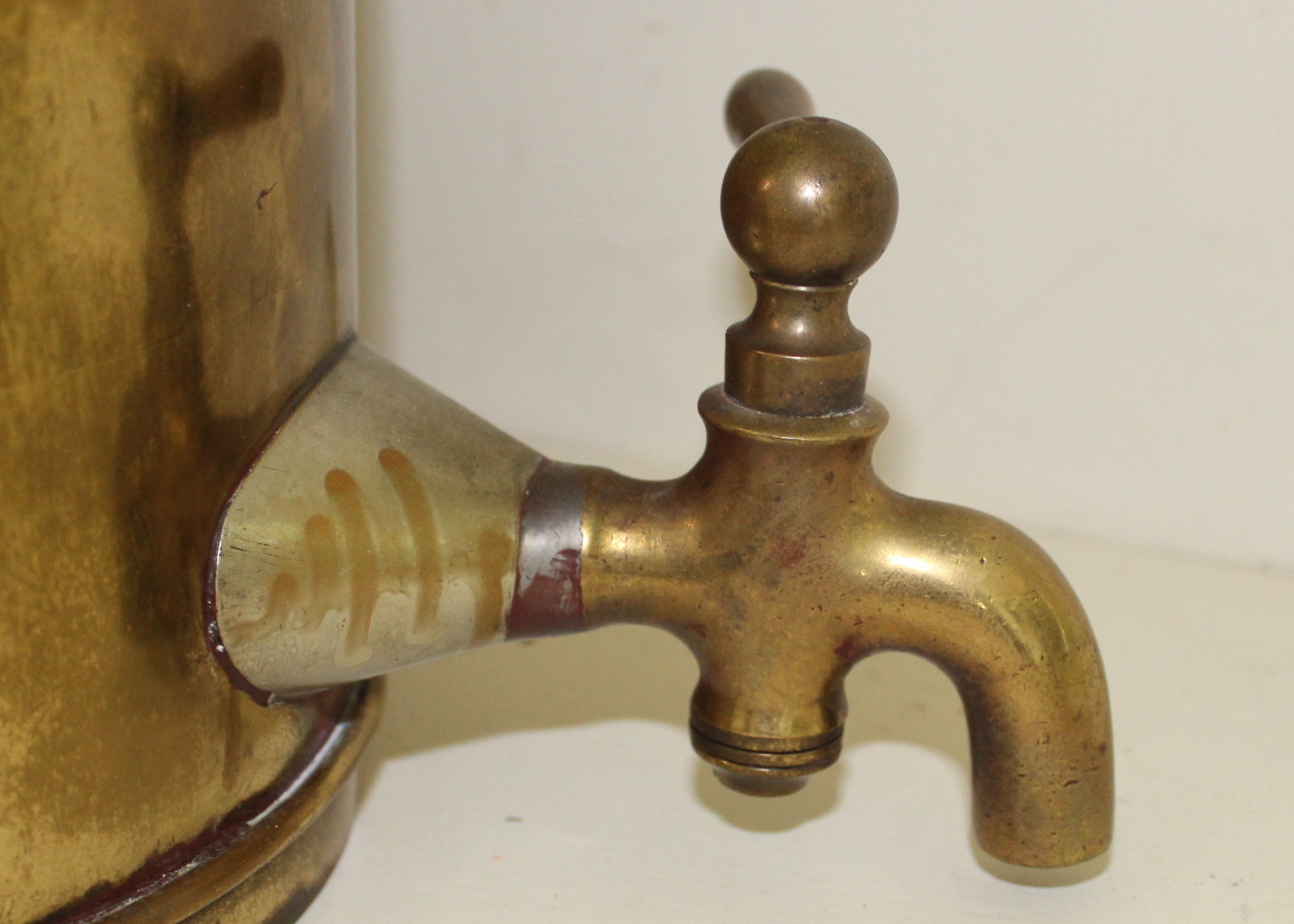 Vintage Copper and Brass Coffee Urn