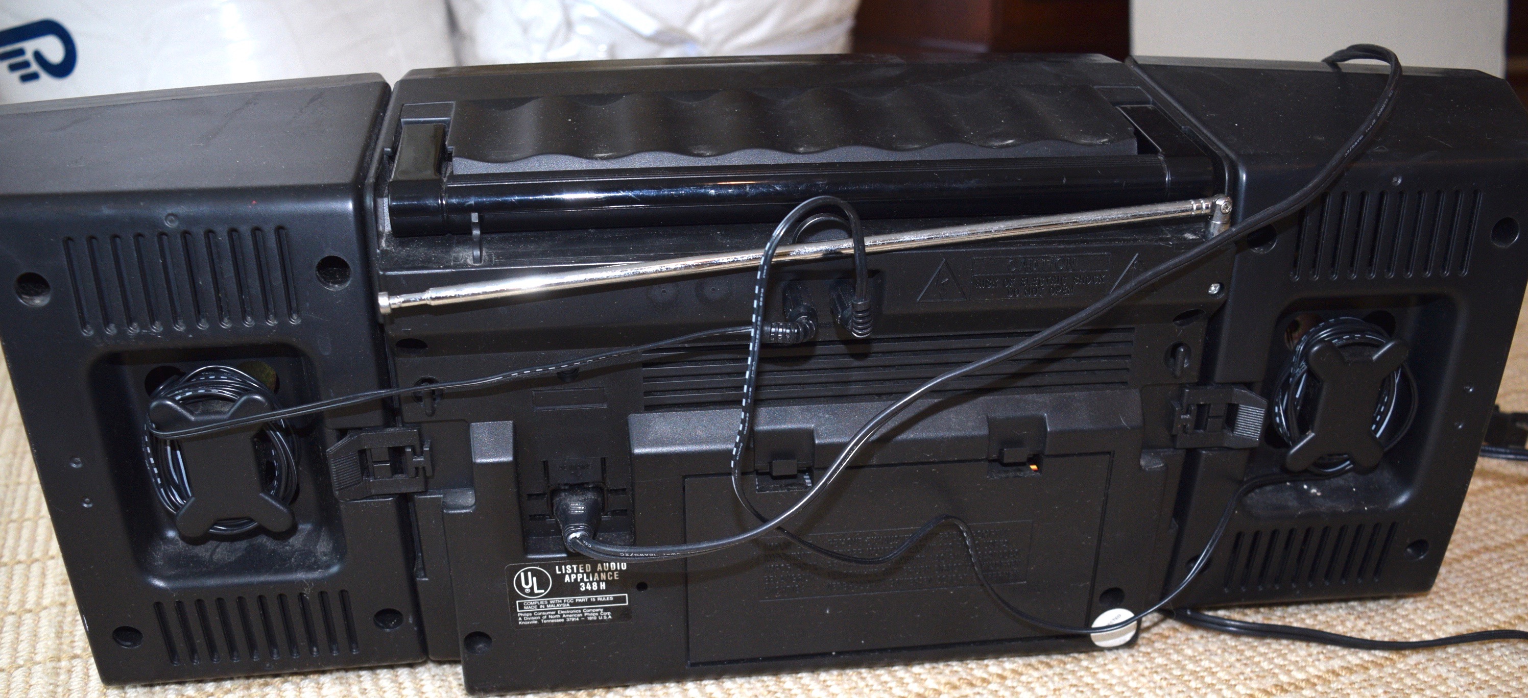 Magnavox Dual Casette Boombox