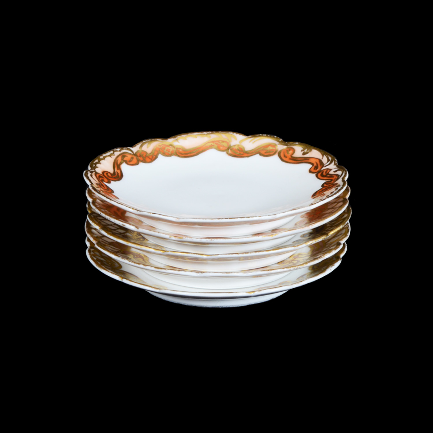 H & Co. Hand-Painted Mini Plates