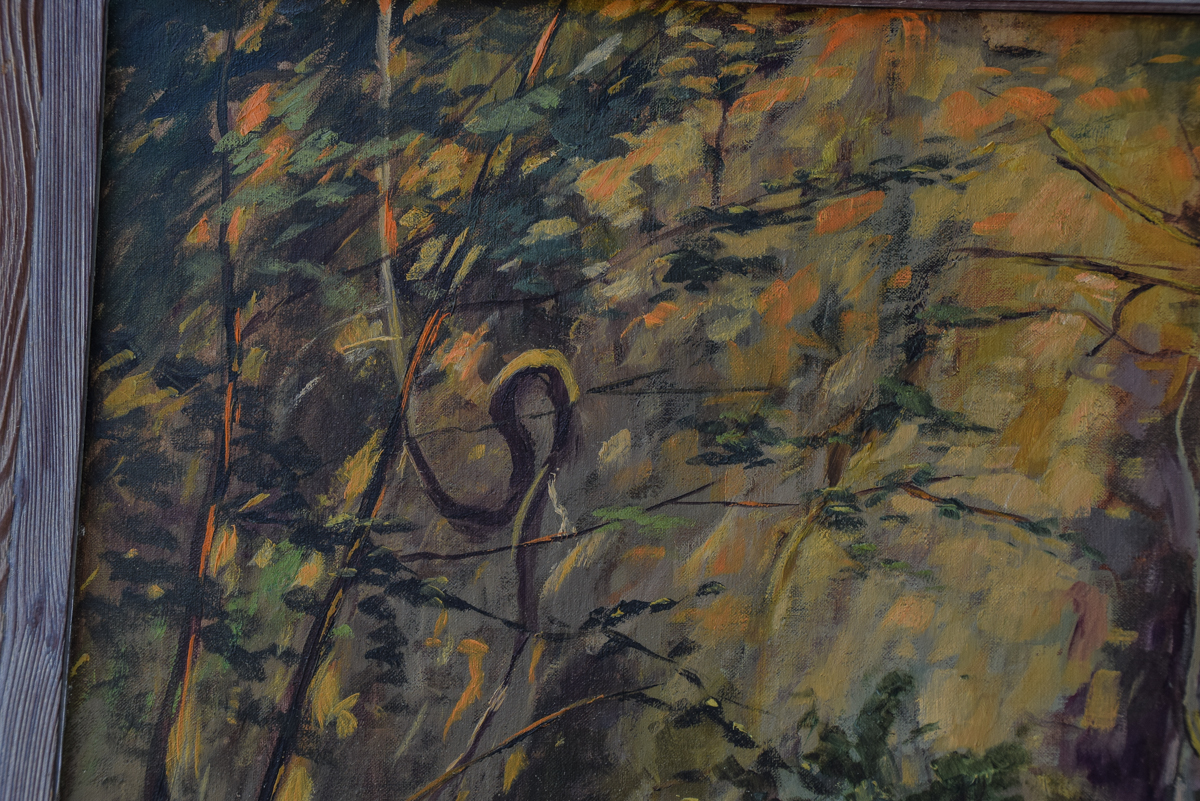 Louise Cunningham Forest Landscape Oil Painting