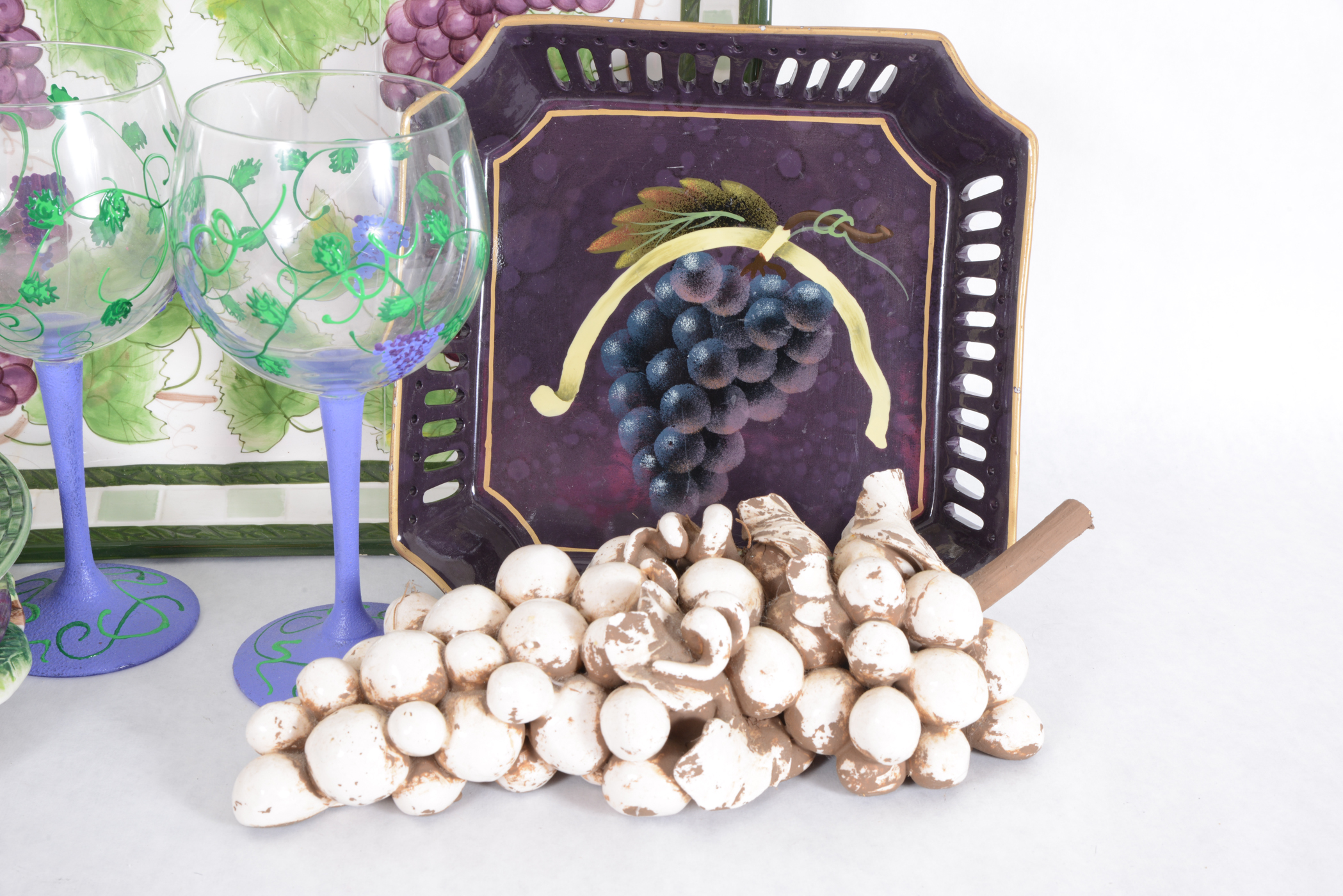 Collection of Grape Inspired Tableware