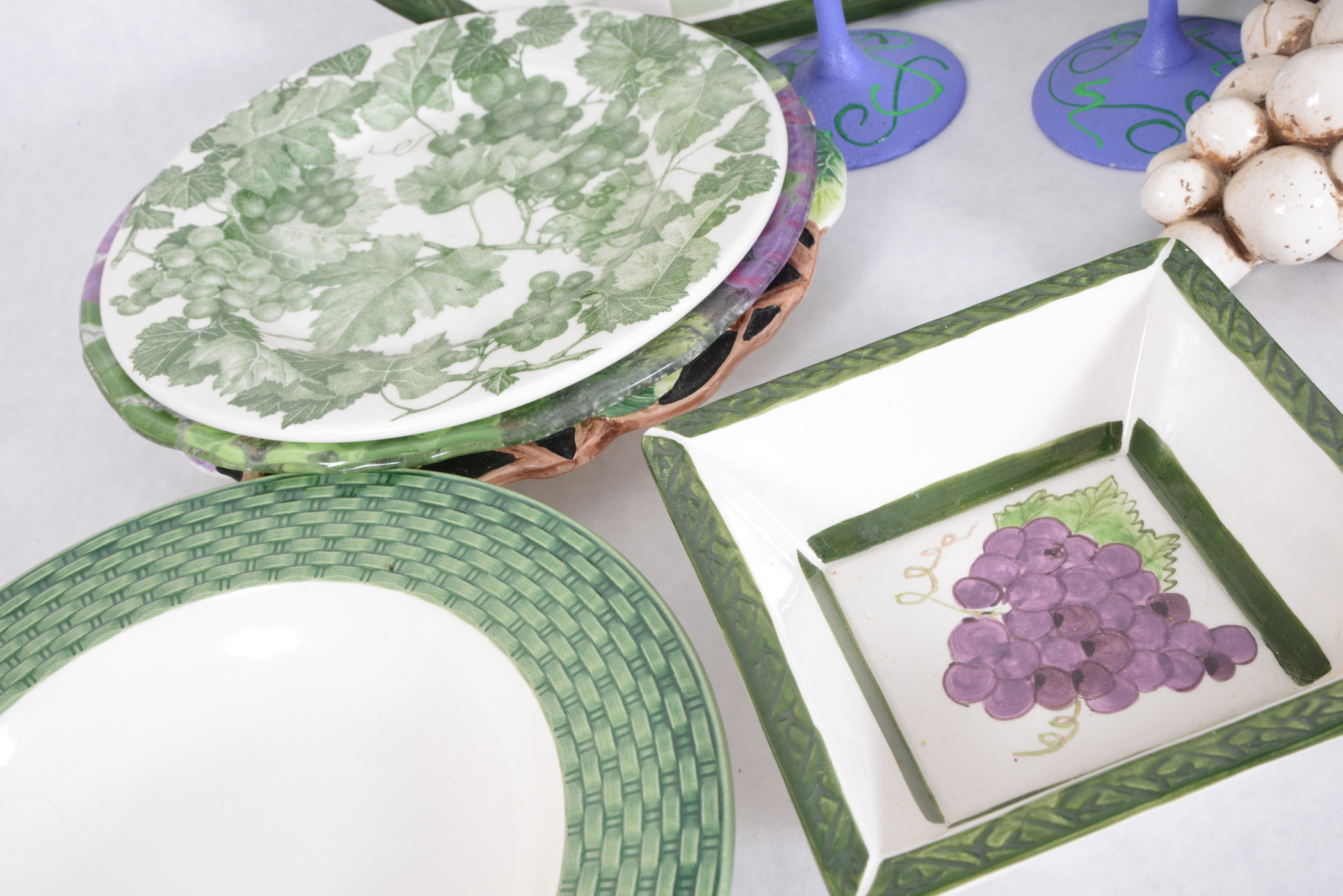 Collection of Grape Inspired Tableware