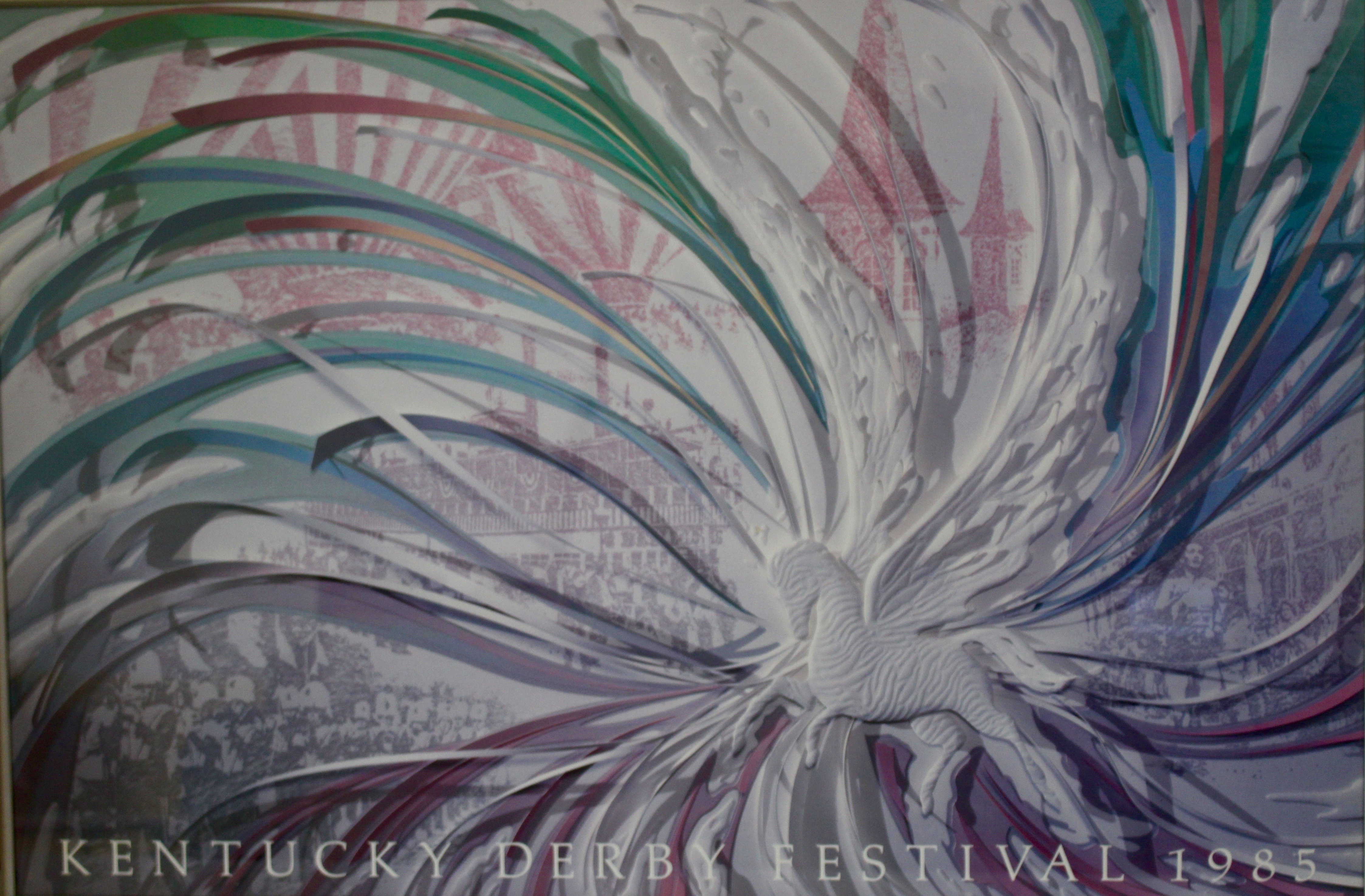 1985 Kentucky Derby Festival Poster By Scott Whittle