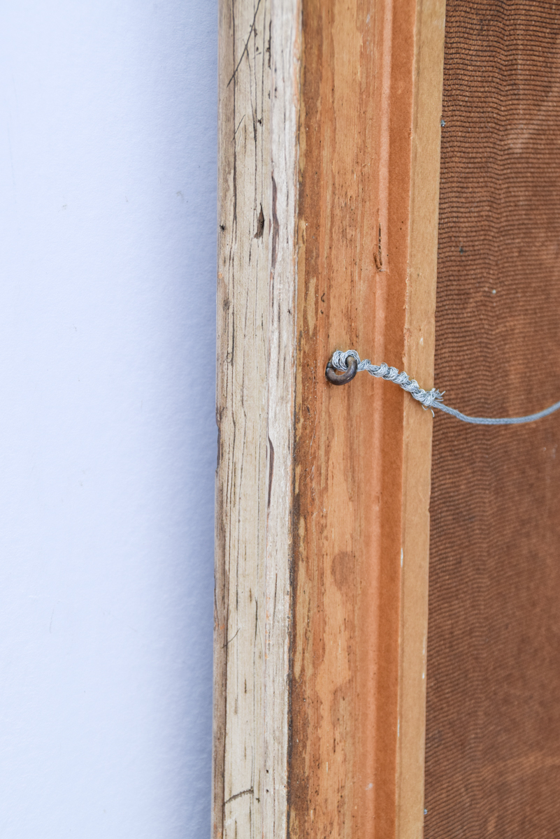 Flora Clendenin Vintage Oil Painting of an Embracing Couple