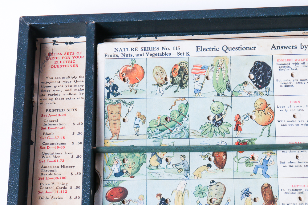 Vintage Knapp Electric Questioner Game