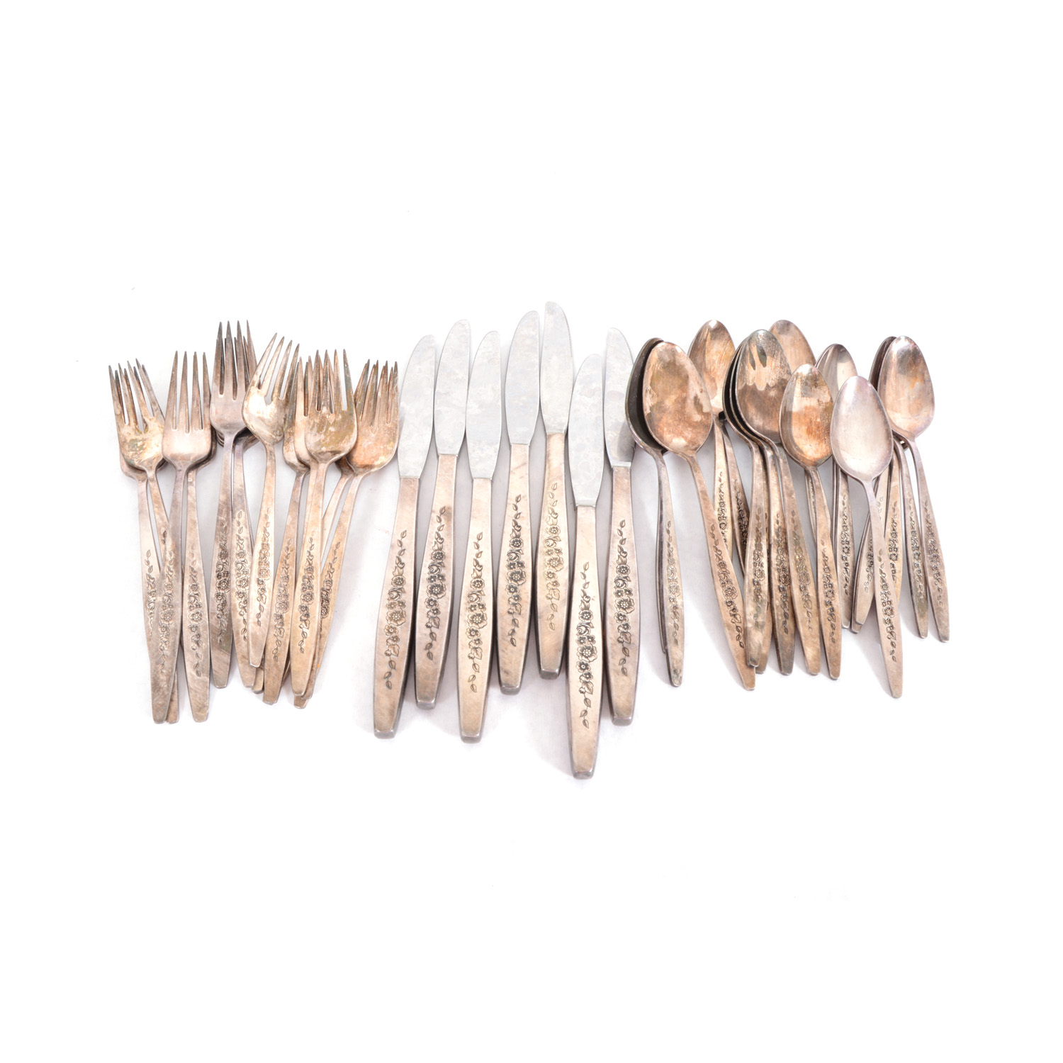 International Deep Silver Flatware "Laurel Mist"