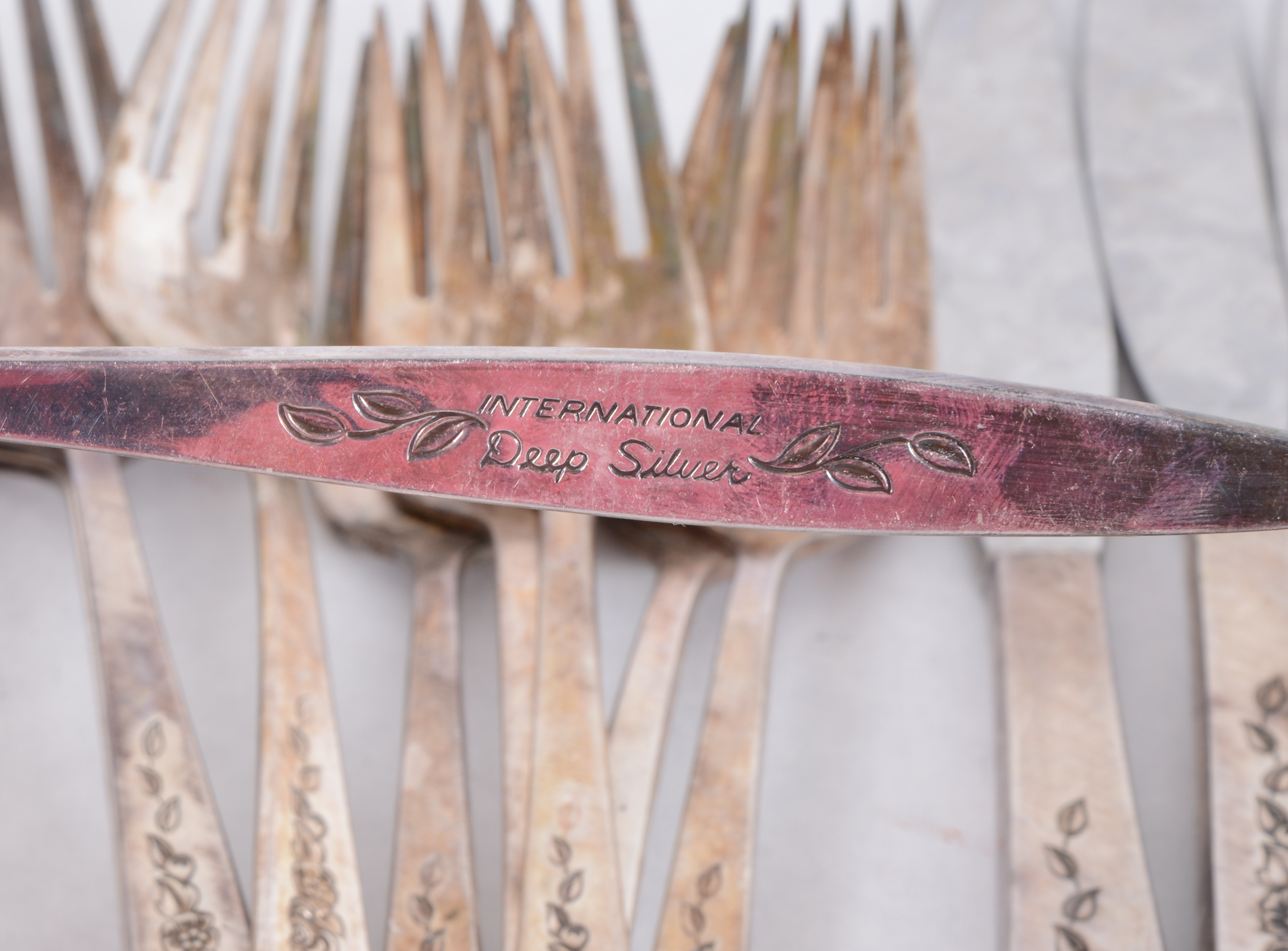 International Deep Silver Flatware "Laurel Mist"