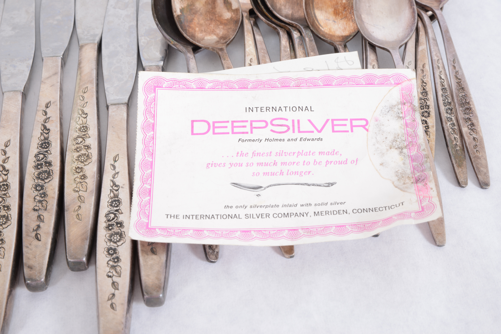 International Deep Silver Flatware "Laurel Mist"