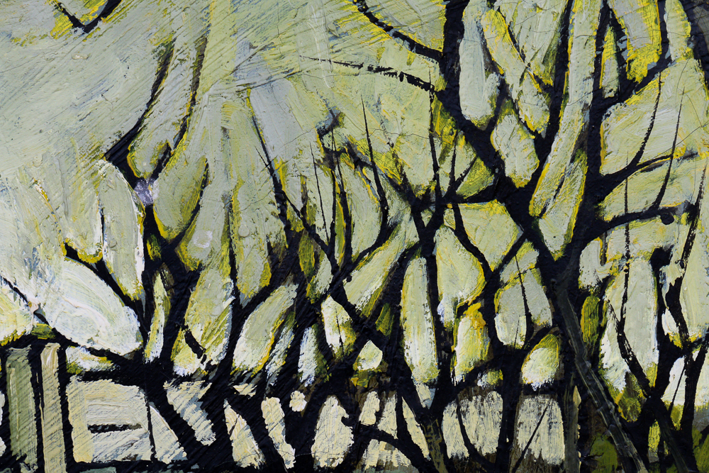 Original "France" Oil on Canvas by Jacques Pergel