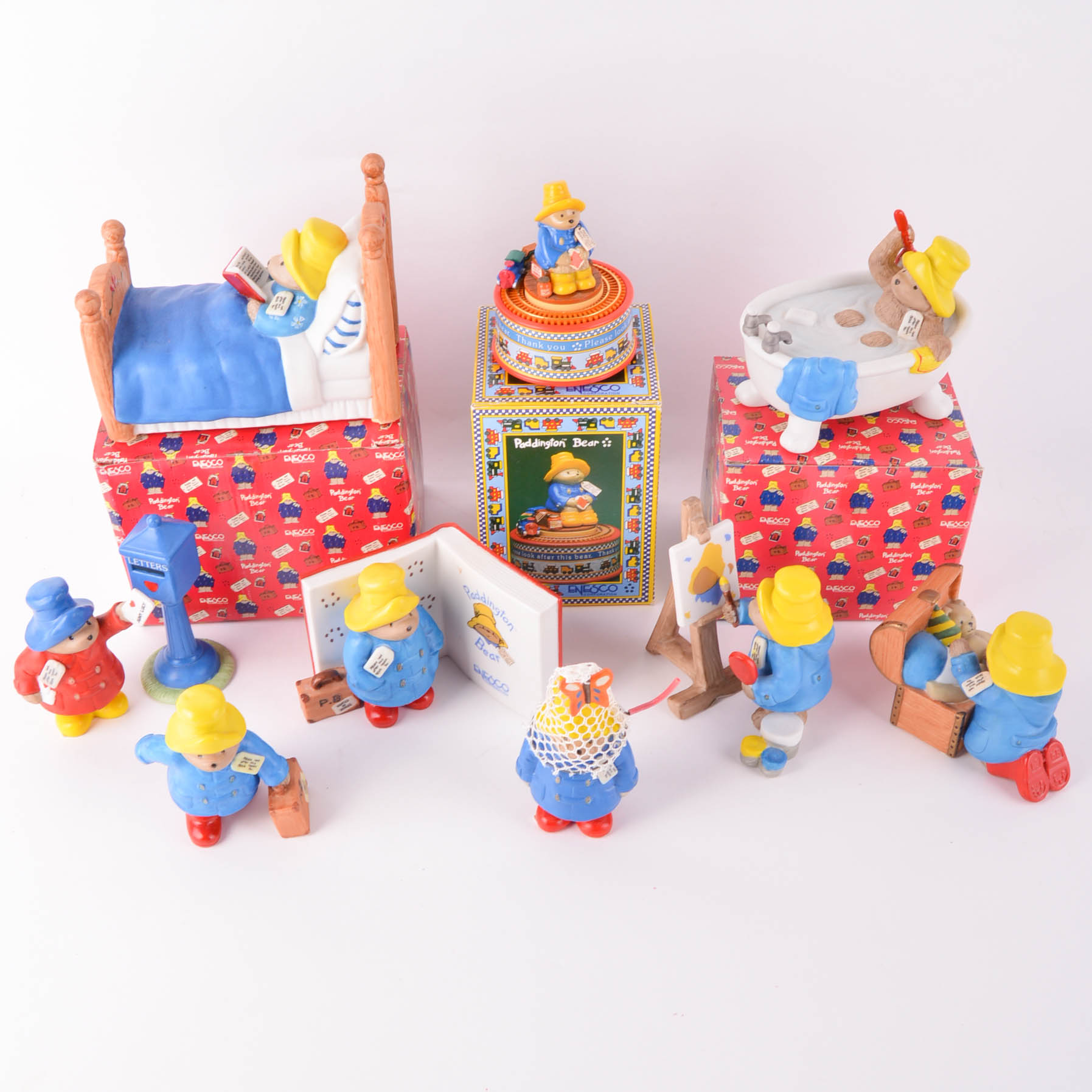 Enesco Paddington Bear Collectible Figurines