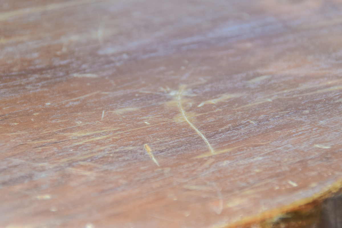 Grecian Inspired Wooden Pedestal Table