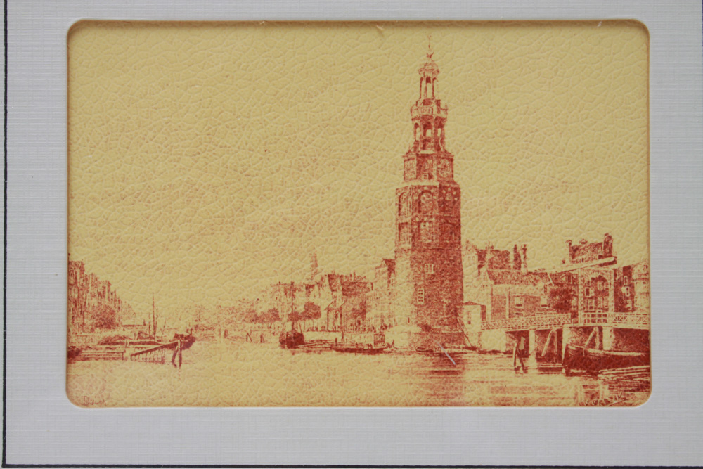 Pair of Vintage Sepia Tone Amsterdam Prints