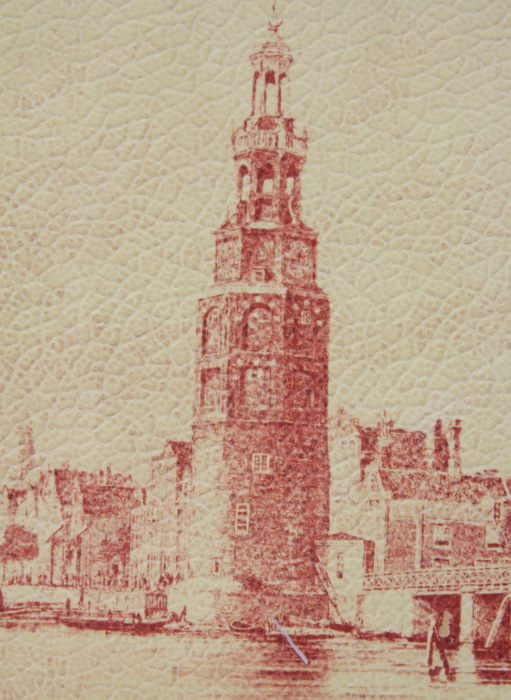 Pair of Vintage Sepia Tone Amsterdam Prints