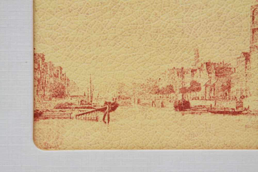 Pair of Vintage Sepia Tone Amsterdam Prints