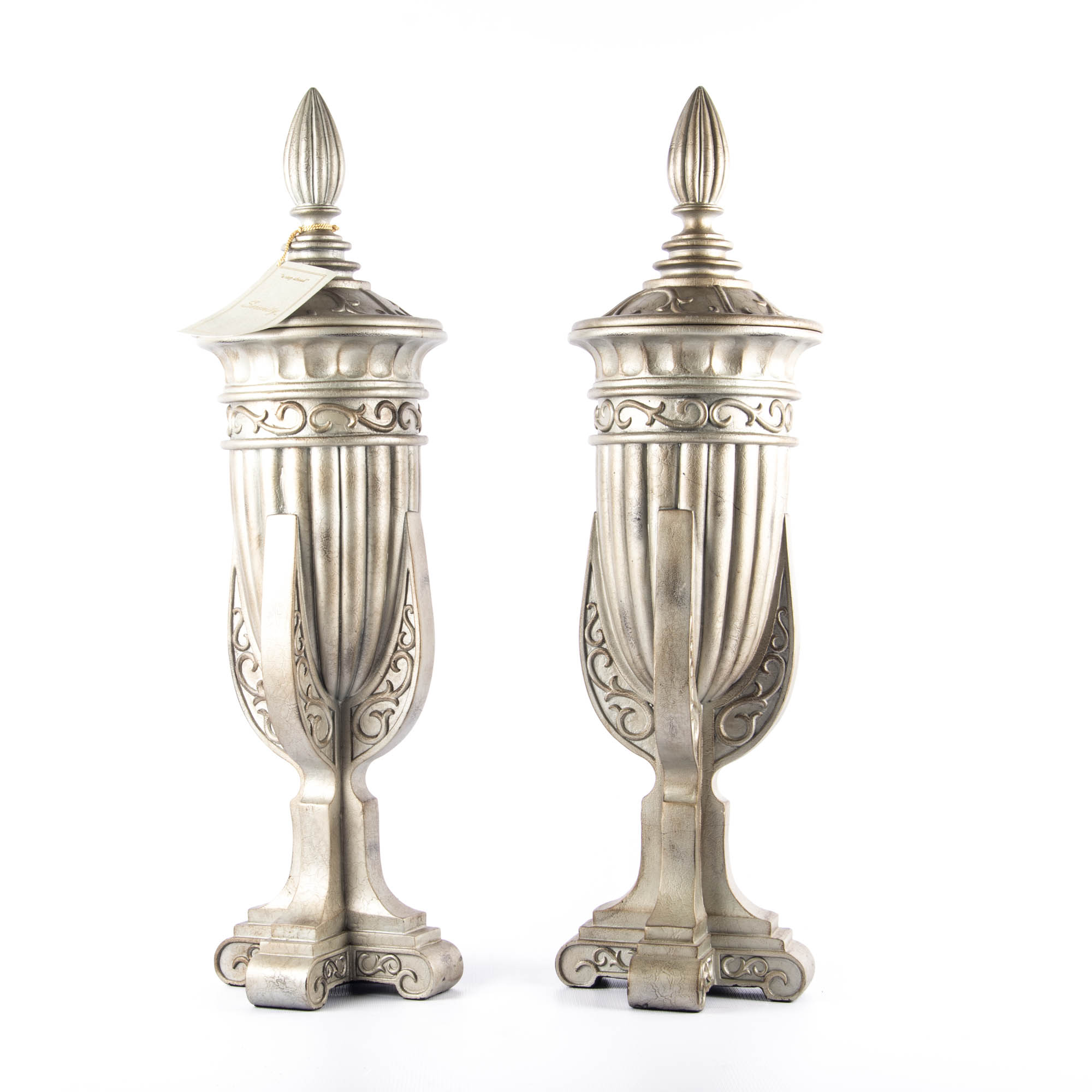 Pair of Serenity Home Fashions Decorative Urns