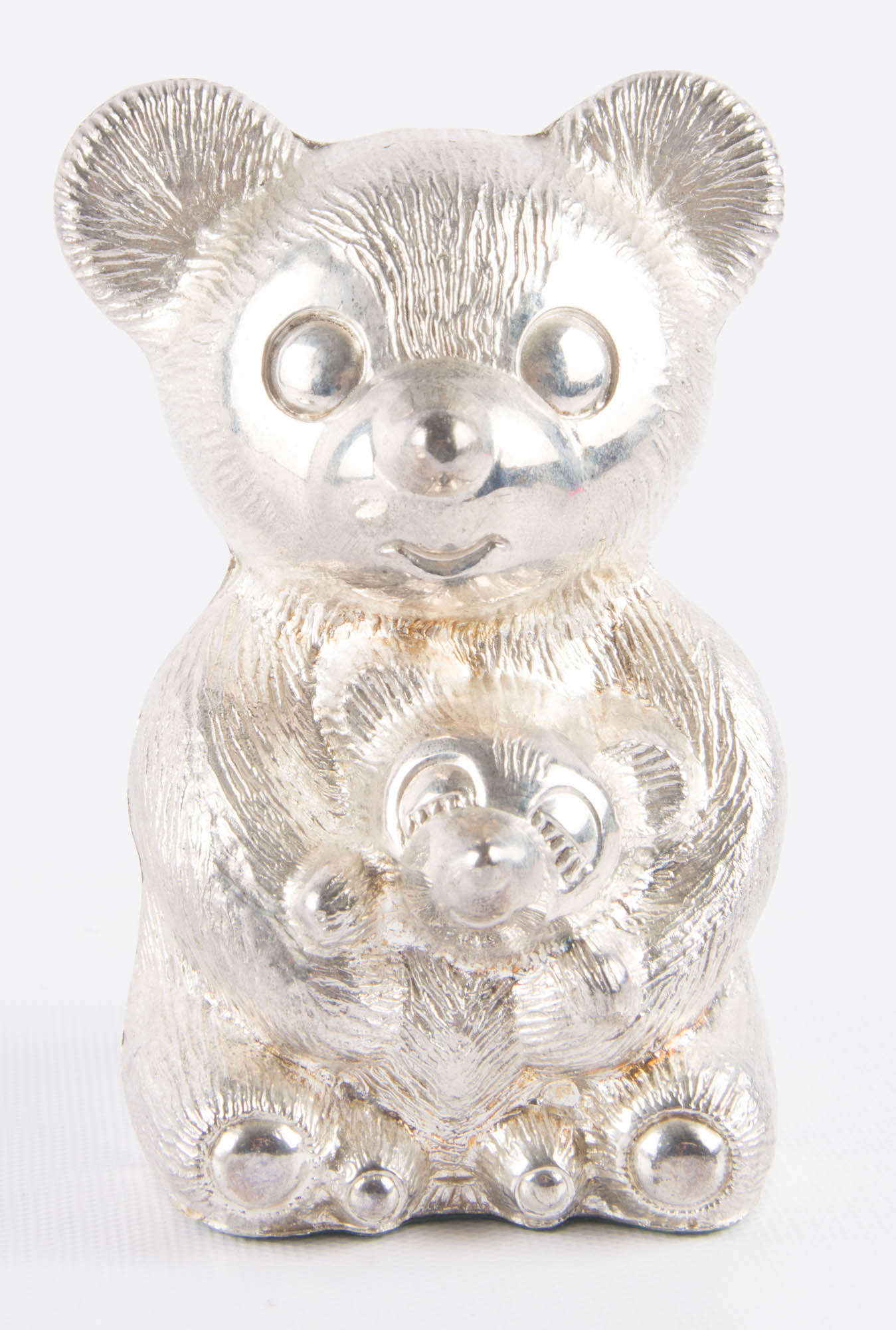 Trio of Silver Plated Nursery Decor